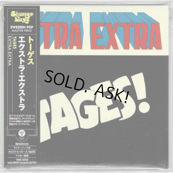 Photo1: TAGES / EXTRA EXTRA (Used Japan mini LP CD) (1)