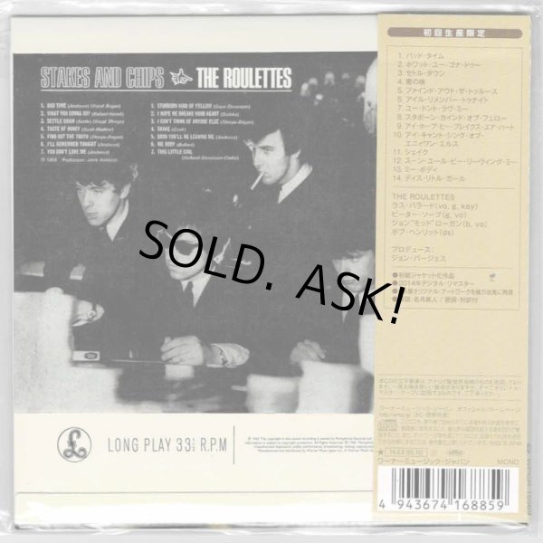 Photo2: THE ROULETTES / STAKES AND CHIPS (Used Japan mini LP CD) (2)