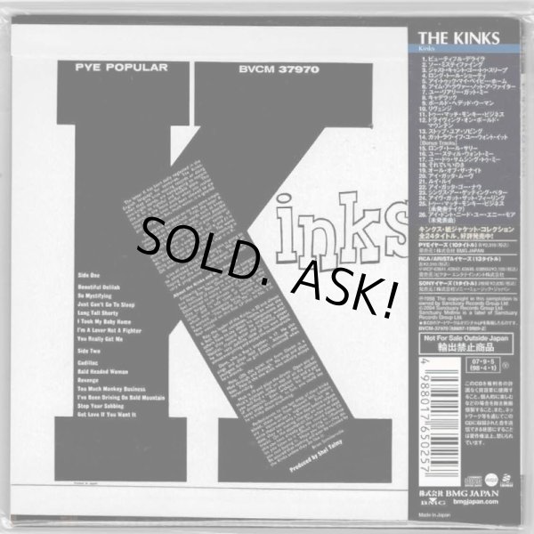 Photo2: THE KINKS / THE KINKS (Used Japan mini LP CD) (2)