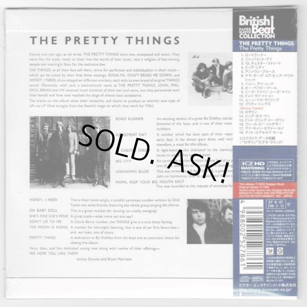 Photo2: THE PRETTY THINGS / THE PRETTY THINGS (Unopened Japan mini LP CD) (2)