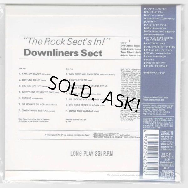 Photo2: DOWNLINERS SECT / ROCK SECT'S IN (Used Japan mini LP CD) (2)