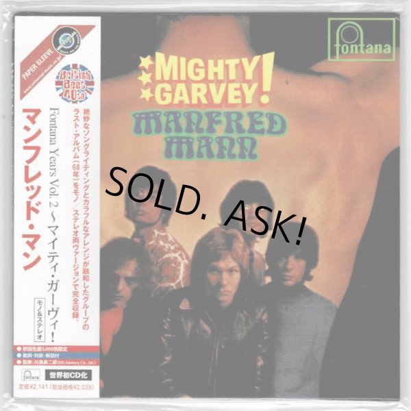 Photo1: MANFRED MANN / MIGHTY GARVEY! (Used Japan mini LP CD) (1)