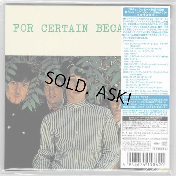 Photo2: THE HOLLIES / FOR CERTAIN BECAUSE (Used Japan mini LP SHM-CD) (2)