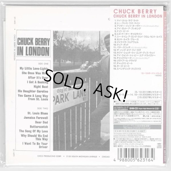 Photo2: CHUCK BERRY / CHUCK BERRY IN LONDON (Used Japan mini LP SHM-CD) (2)