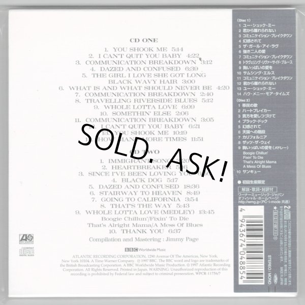 Photo2: LED ZEPPELIN / BBC SESSIONS (Used Japan mini LP CD) (2)