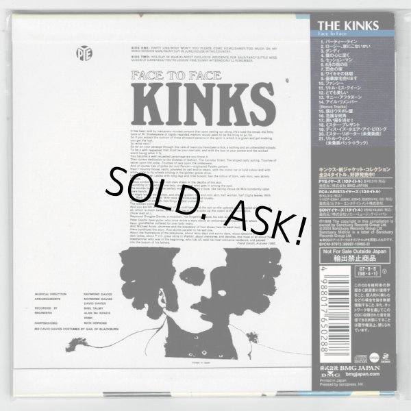 Photo2: THE KINKS / FACE TO FACE (Used Japan mini LP CD) (2)