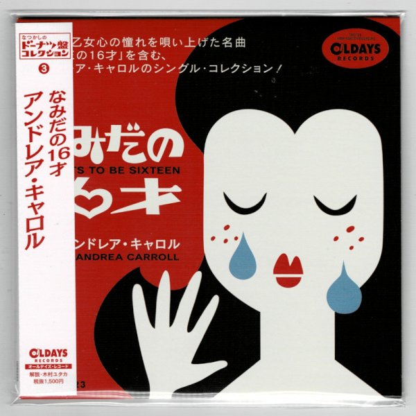 Photo1: ANDREA CARROLL / IT HURTS TO BE SIXTEEN (Brand New Japan mini LP CD)  * B/O * (1)