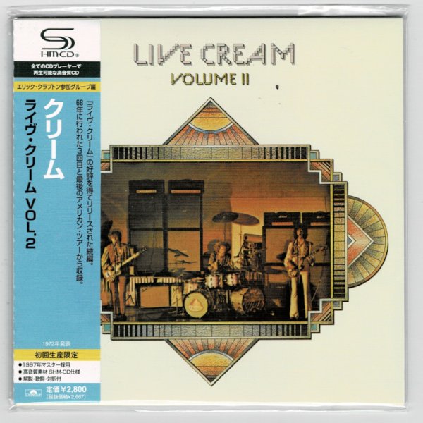 Photo1: CREAM / LIVE CREAM VOLUME II (Used Japan mini LP SHM-CD) (1)