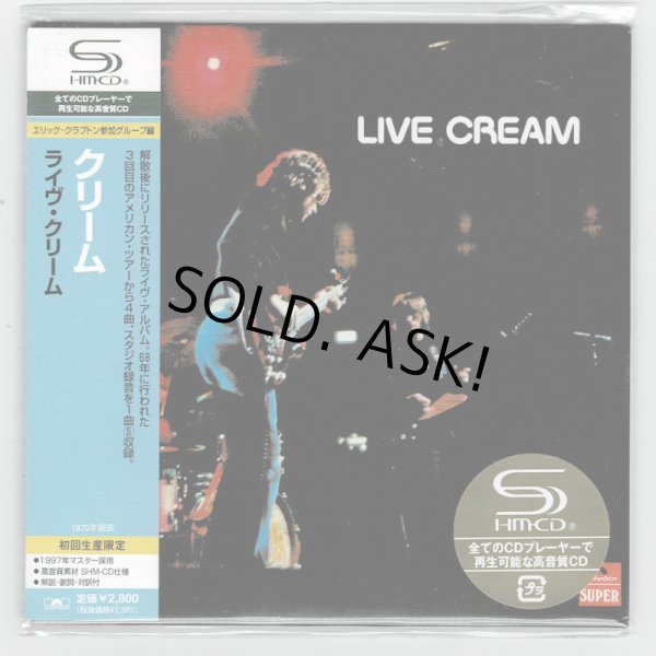 Photo1: CREAM / LIVE CREAM (Used Japan mini LP SHM-CD) (1)