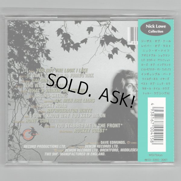 Photo2: NICK LOWE / PARTY OF ONE (Used Japan Jewel Case CD) (2)