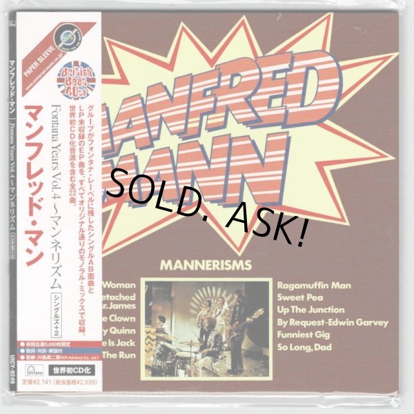 Photo1: MANFRED MANN / MANNERISMS (Used Japan mini LP CD) (1)