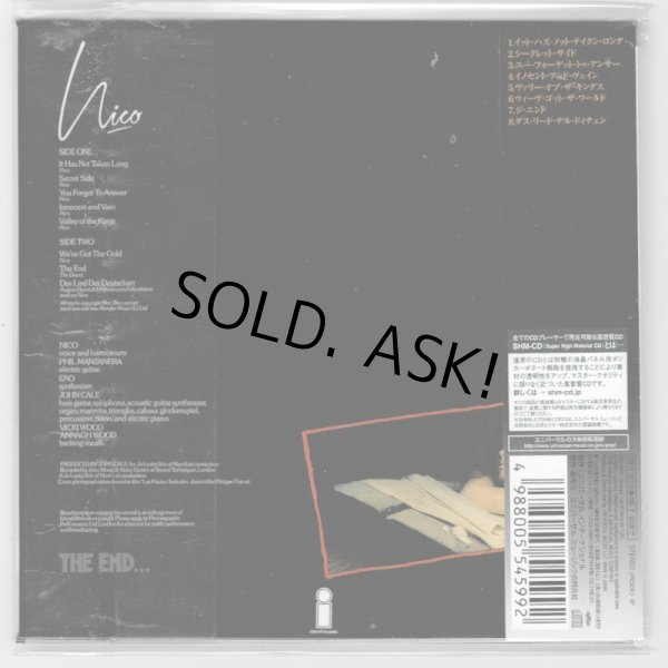Photo2: NICO / THE END (Used Japan mini LP SHM-CD) Velvet Underground (2)