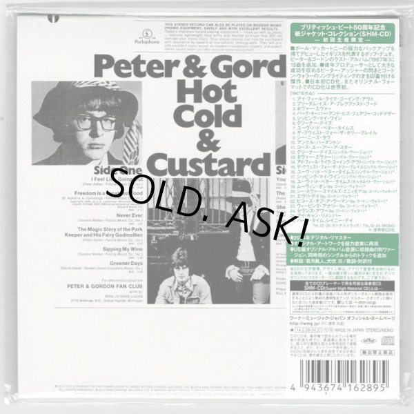 Photo2: PETER & GORDON / HOT COLD & CUSTARD (Used Japan mini LP SHM-CD) (2)