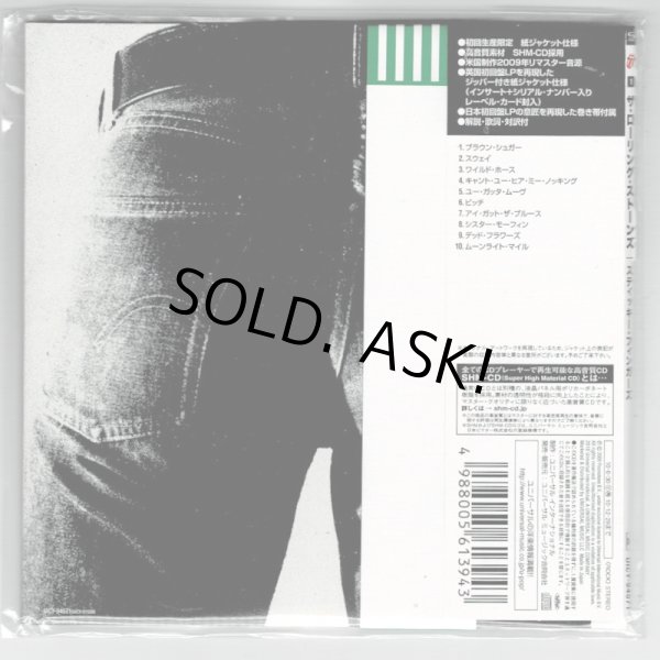 Photo2: THE ROLLING STONES / STICKY FINGERS (Used Japan mini LP SHM-CD) (2)