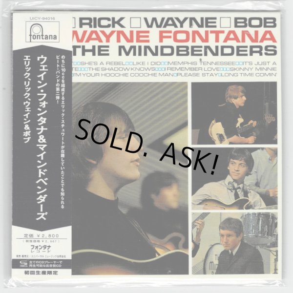 Photo1: WAYNE FONTANA & THE MINDBENDERS / ERIC, RICK, WAYNE AND BOB - IT'S WAYNE FONTANA AND THE MINDBENDERS (Used Japan mini LP SHM-CD) (1)