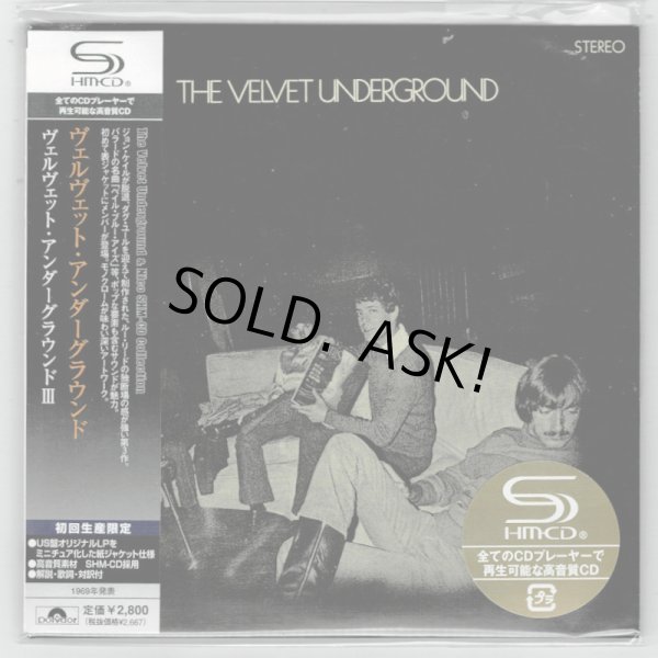 Photo1: THE VELVET UNDERGROUND  / VELVET UNDERGROUND III (Used Japan mini LP SHM-CD) (1)