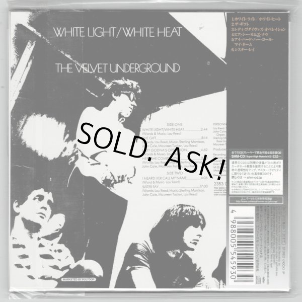 Photo2: THE VELVET UNDERGROUND / WHITE LIGHT / WHITE HEAT (Used Japan mini LP SHM-CD) (2)
