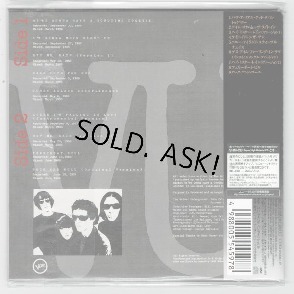Photo2: VELVET UNDERGROUND / ANOTHER VIEW (Used Japan mini LP SHM-CD) (2)