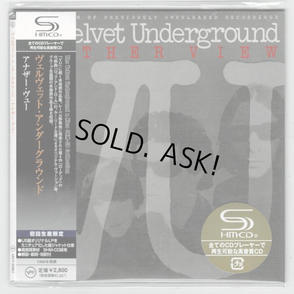 Photo1: VELVET UNDERGROUND / ANOTHER VIEW (Used Japan mini LP SHM-CD) (1)