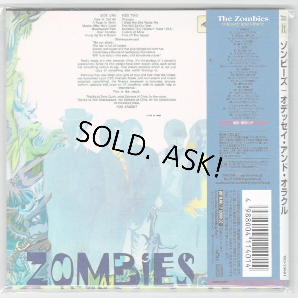 Photo2: THE ZOMBIES / ODESSEY AND ORACLE (Used Japan mini LP SHM-CD) (2)