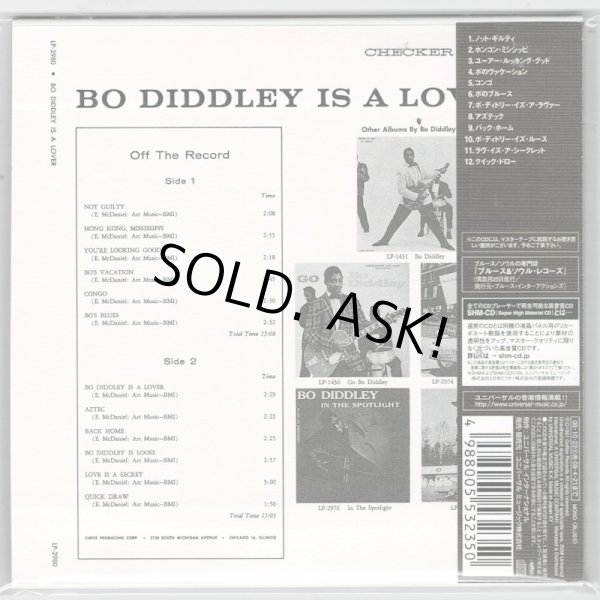 Photo2: BO DIDDLEY / BO DIDDLEY IS A ... LOVER (Used Japan mini LP SHM-CD) (2)