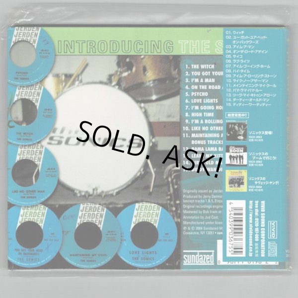 Photo2: THE SONICS / INTRODUCING THE SONICS (Used Japan digipak CD) (2)