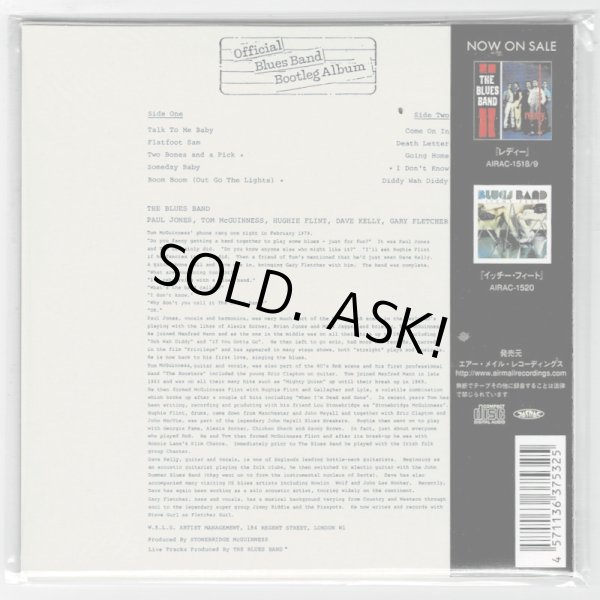 Photo2: THE BLUES BAND / OFFICIAL BLUES BAND BOOTLEG ALBUM (Used Japan mini LP CD) Paul Jones Dave Kelly (2)