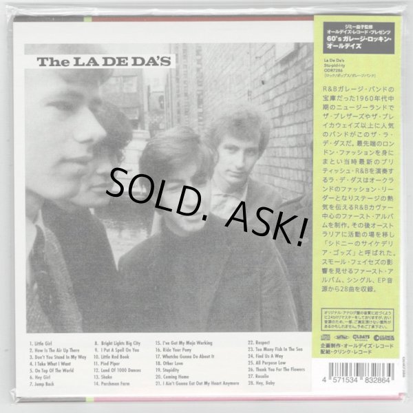 Photo2: THE LA DE DA'S / STU-PID-I-TY (Used Japan mini LP CD) (2)