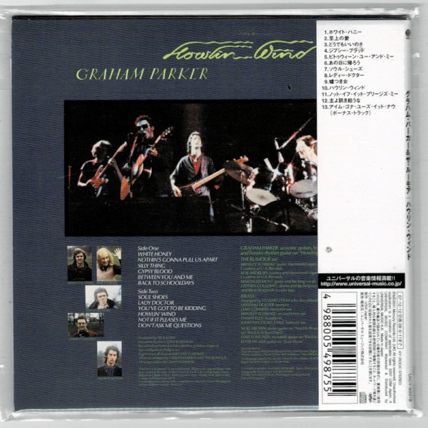 Photo2: GRAHAM PARKER & THE RUMOUR / HOWLIN WIND (Used Japan mini LP CD) (2)
