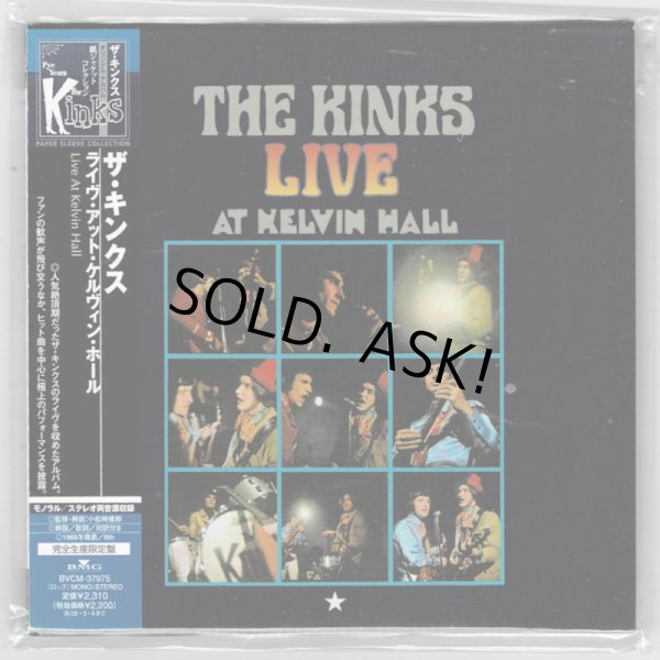 Photo1: THE KINKS / LIVE AT KELVIN HALL (Used Japan mini LP CD) (1)