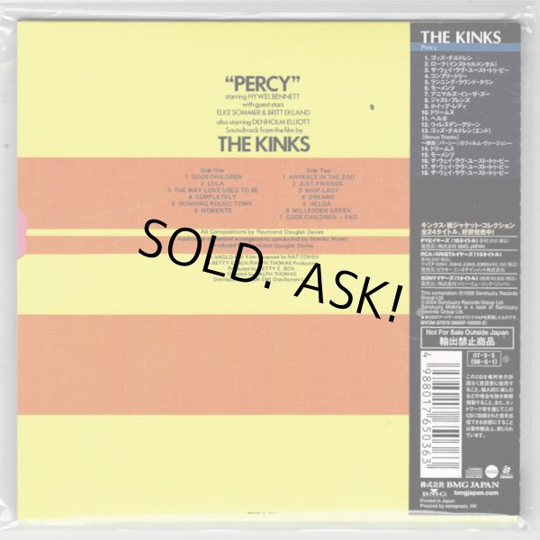 Photo2: THE KINKS / PERCY - SOUNDTRACK FROM THE FILM (Used Japan mini LP CD) (2)