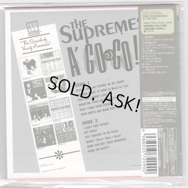 Photo2: DIANA ROSS & THE SUPREMES / THE SUPREMES A GO GO (Used Japan mini LP SHM-CD) (2)