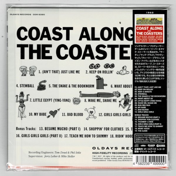 Photo2: THE COASTERS / COAST ALONG WITH THE COASTERS (Brand New Japan mini LP CD) * B/O * (2)