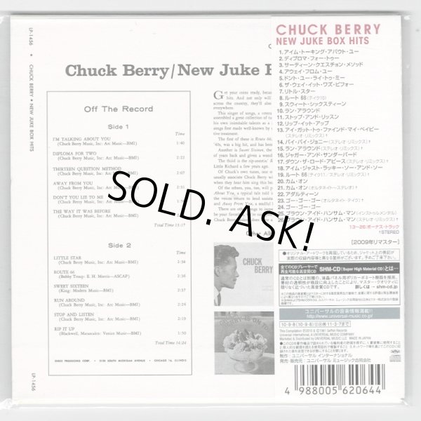 Photo2: CHUCK BERRY / NEW JUKE BOX HITS (Used Japan mini LP SHM-CD) (2)