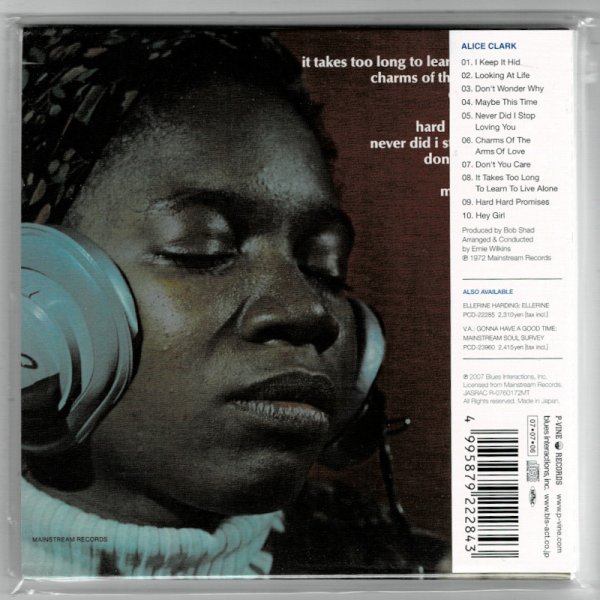 Photo2: ALICE CLARK / ALICE CLARK (Used Japan mini LP CD) (2)