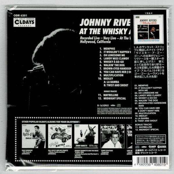 Photo2: JOHNNY RIVERS / JOHNNY RIVERS AT THE WHISKY A GO GO (Brand New Japan mini LP CD) * B/O * (2)
