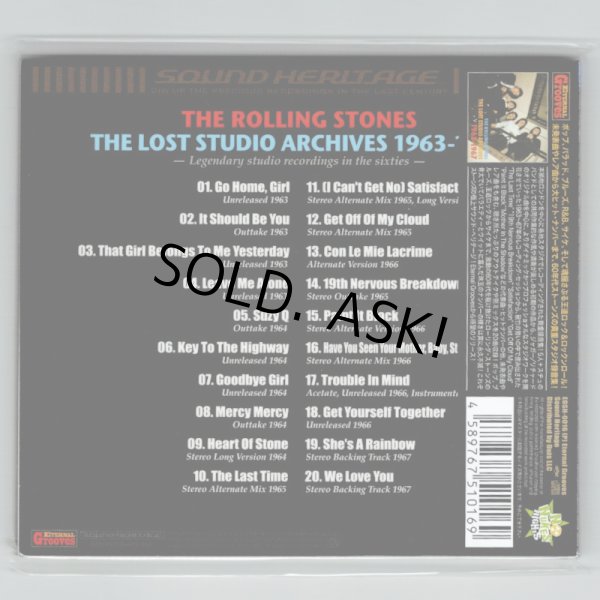 Photo2: THE ROLLING STONES / THE LOST STUDIO ARCHIVES 1963-1967 (Used Japan digipak CD) (2)