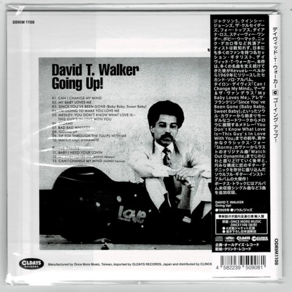 Photo2: DAVID T. WALKER / GOING UP! (Brand New Japan mini LP CD) * B/O * (2)