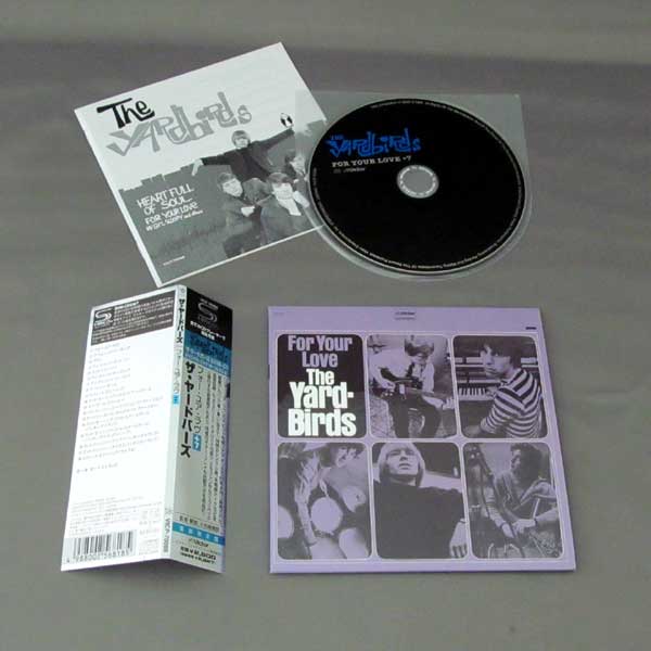 THE YARDBIRDS / FOR YOUR LOVE (Used Japan mini LP SHMCD)