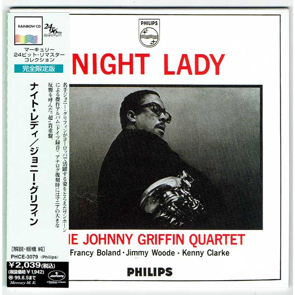 THE JOHNNY GRIFFIN QUARTET NIGHT LADY (Used Japan Mini LP CD) BEAT-NET  RECORDS
