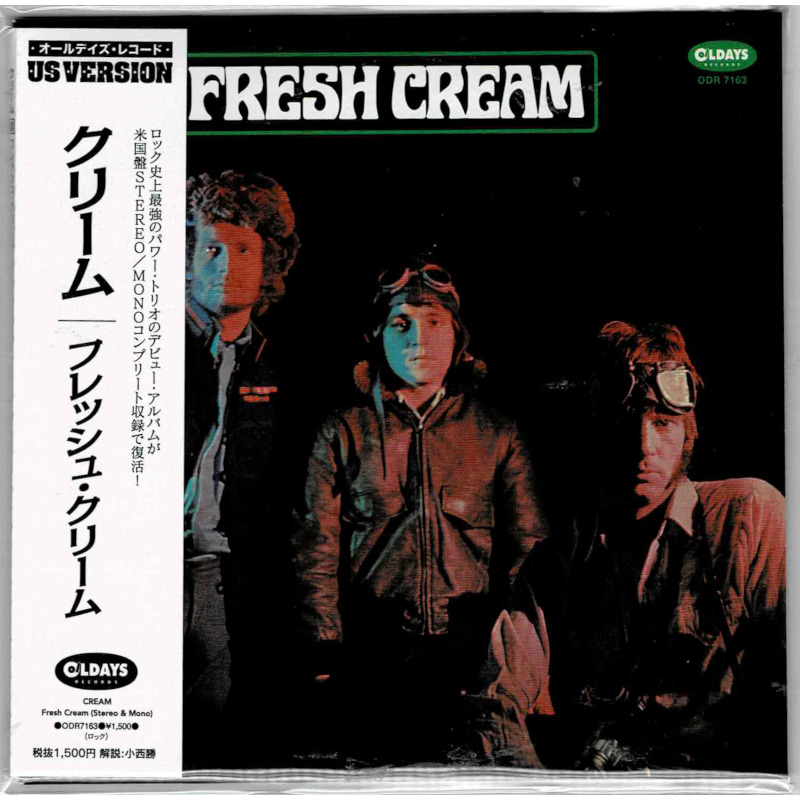 CREAM / FRESH CREAM (Brand New Japan mini LP CD) * B/O * - BEAT-NET RECORDS